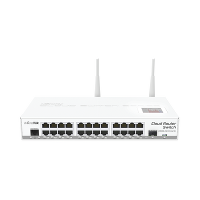 Cloud Router Switch CRS125-24G-1S-2HnD-IN 24 Puertos Gigabit Ethernet, 1 Puerto SFP, 802.11b/g/n, Para escritorio