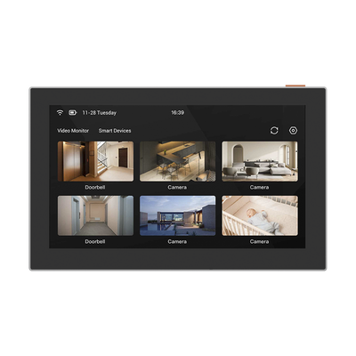 Pantalla Inalámbrica / Con Batería Recargable 4600mAh / Wi-Fi / Ideal Para Escritorio o Pared / Vista en Vivo de Cámaras EZVIZ / Compatible con Videoportero CS-HP7 para ver Cámara y Apertura Remota / Audio de Dos Vías