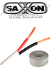 SAXXON OWAC2100J - Cable de alarma / 2 Conductores / CCA/ Calibre 22 AWG / 100 Metros / Recomendable para control de acceso / Videoportero / Audio / Reforzado