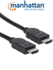 MANHATTAN 323260 - Cable HDMI de Alta Velocidad de 15 Metros / Resolución 4k@30Hz/ Soprota 3D y Canal de Ethernet de 100 Mbps/ HDMI Macho a Macho/ Soporta Canal de Retorno de Audio ARC/ Blindado para Reducir Interferencia/