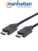 MANHATTAN 323239- Cable HDMI de Alta Velocidad de 5 Metros/ Resolución 4k@30Hz/ Soprota 3D/ HDMI Macho a Macho/ Soporta Canal de Retorno de Audio ARC/ Blindado para Reducir Interferencia/