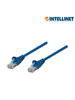 INTELLINET 319775 - Cable patch / 3.0 metros 10.0f / Cat 5e / UTP Azul / patch cord