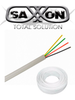 SAXXON OWAC4100J - Cable de alarma / 4 Conductores / CCA/ Calibre 22 AWG / 100 Metros / Recomendable para control de acceso / Videoportero / Audio / Reforzado