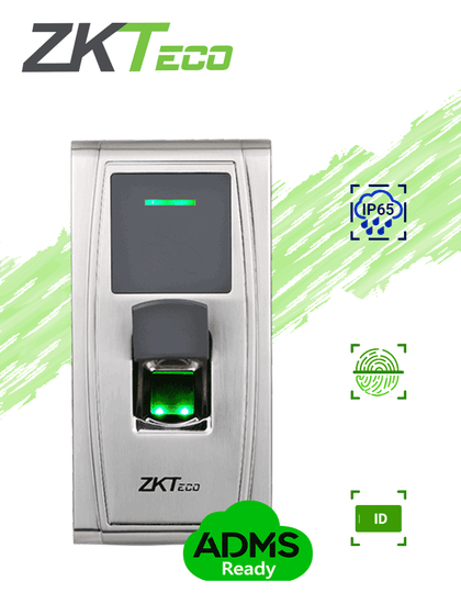 ZKTECO MA300 - Control de Acceso y Asistencia / 1,500 Huellas / 10,000 Tarjetas ID / 100,000 Registros / TCPIP / IP65