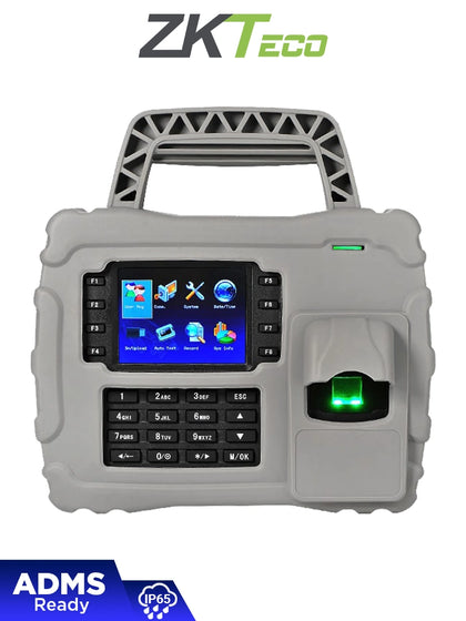 ZKTECO S922ID4G - Control de Asistencia Portátil de Uso Rudo con Huella Digital BioID 5000, Tarjeta ID 125 KHz 30000, IP65, Batería de Respaldo, Conexión TCP/IP y Conectividad 4G 10% VIVA