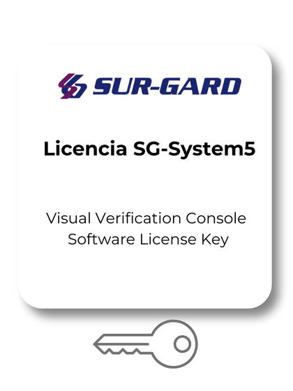 DSC SGSYS5CONSLVV - Licencia SG-System5 Visual Verification Console Software License Key