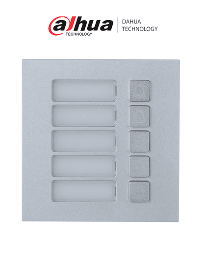 DAHUA DHI-VTO4202F-MB5 - Modulo de 5 botones para frente de calle departamental MCI1Q125