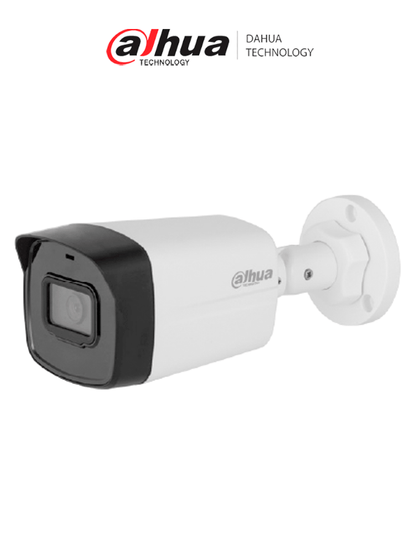 DAHUA IPC-B1E40 - Cámara IP Bullet de 4 Megapixeles/ Lente de 2.8mm/ 90 Grados de Apertura/ IR de 30 Metros/ PoE/ 30 FPS/ H.265+/ DWDR/ IP67/