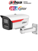 DAHUA DH-IPC-HFW2449M-S-B-PRO - Cámara IP Bullet de 4MP / WizColor /WizSense/ equipada con IA/ SMD Plus/ Lente de 3.6 mm/ micrófono integrado/ Protección perimetral/ Ranura MicroSD, WDR real de 120 dB y PoE. Certificación IP67/ LoNuevo WIZD