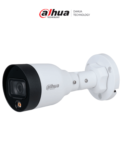 DAHUA DH-IPC-HFW1239S1-A-LED-S6 - Camara IP Bullet 2 MP/ Full Color/ 2.8 mm/ 102° de apertura/ micrófono integrado/ H.265+/ luz visible de 15 m/ IP67/ PoE /DWDR LoNuevo