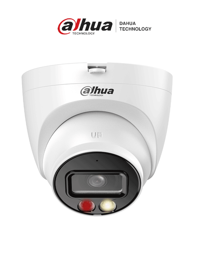 DAHUA DH-IPC-HDW2649TP-S-IL - Cámara IP Domo de 6 Megapixeles/ Lente de 2.8mm/ 30 Metros de Iluminador Dual Inteligente+Full Color/ SMD Plus/ Protección Perimetral avanzada/ Micrófono Integrado/ IP67/ Ranura para MicroSD/