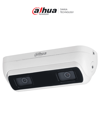 DAHUA DH-IPC-HDW8441X-3D-0280B - Camara IP Dual para Conteo de Personas/ 3 Megapixeles/ Lente de 2.8 mm/ Control de aforo/ H.265/ IP67/ IK10/ PoE/ Ranura para microsd/ 2 Entradas de alarmas/