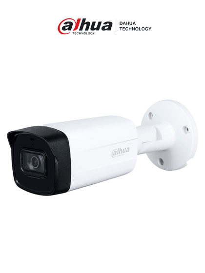 DAHUA HAC-HFW1500TH-I8 - Camara Bullet de 5 Megapixeles/ Lente de 3.6 mm/ 92 Grados de Apertura/ IR de 80 Mts/ IP67/ Soporta: CVI/CVBS/AHD/TVI/