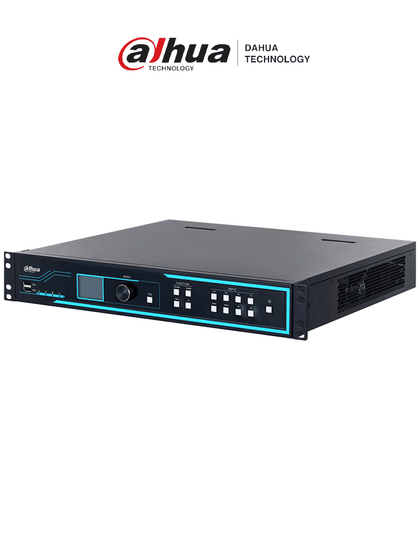 DAHUA DHI-NVD1205DU-4I-8K Decodificador de vídeo IP Ultra HD 8k/ 12 salidas HDMI/H265+/ H265/ H264/ MJPEG/ HDMI /DVI-I/ Soporta 1/4/6/8/9/16/25/36 y división libre/ RS232, RS485/ Control de pantallas de empalme para zoom/fusión/desplazamiento