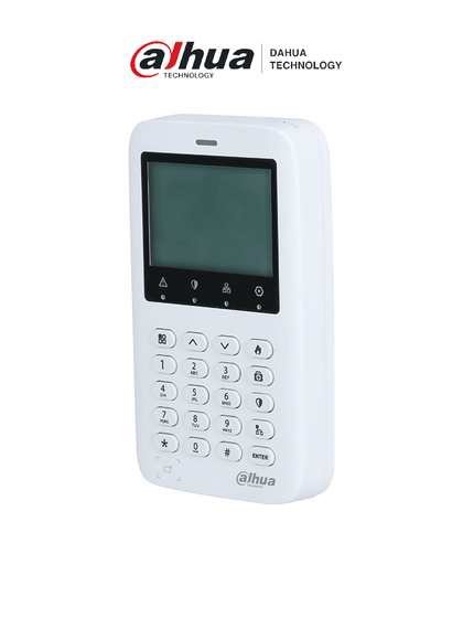 DAHUA DHI-ARK50C-R Teclado controlador de paneles ARC9 y ARC2/ Indicador de estatus de zona, armado y desarmado/ Armado y desarmado con NIP y Tarjeta IC / Múltiples funciones de cancelación, bypass, operaciones con relevadores MCI1Q125 MA