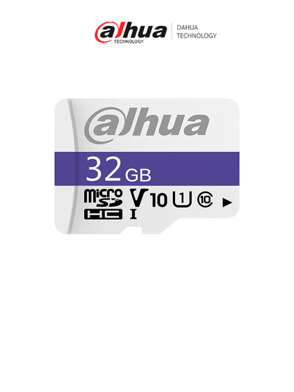 DAHUA DHI-TF-C100/32GB - Dahua Memoria Micro SD de 32 GB UHS-I/ C10/U1/V10/ Velocidad de Lectura 90 MB/s/ Velocidad de Escritura de 15MB/s/ LoNuevo