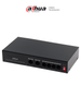 DAHUA PFS3006-4ET-36 - Switch PoE de 6 Puertos Fast Ethernet/4 Puertos PoE 10/100/ 2 Puertos uplink 10/100/ 36 Watts Totales/ Switching 1.2 Gbps/ Tasa de Reenvio de Paquetes .89 Mbps/ con Protección de Descargas SwitchD1 BuenFinDahua20 MCI2Q125 REM