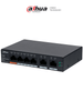 DAHUA CS4006-4GT-60 - Switch PoE de 6 Puertos Gigabit/ 4 Puertos PoE 10/100/1000/ 2 Puertos Uplink 10/100/1000/ 60 Watts Totales/ Administrable en la Nube por DoLynk Care/ PoE Hasta 250 Metros/ Carcasa Metalica/ Switching 12 Gbps