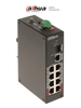 DAHUA PFS3110-8ET-96 - Switch PoE de 10 Puertos/ 8 Puertos PoE/ 1 Puerto SFP de 1000 Mbps/ 1 Puerto Puerto RJ45 10/100/1000/ 96 Watts Totales/ Soporta PoE Watchdog/ Switching 7.6 Gbps/ Tasa de Reenvio de Paquetes de 4.17 Mbps/