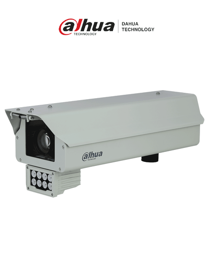 DAHUA DHI-ITC352-AU3F-LZF1640 - Cámara IP LPR 3MP, lente motorizado 16-40mm 30.28°-12.8°, IR 30m, IA WizMind, lectura de placas hasta 250 km/h, detección de vehículos por tipo, color y marca, WDR, H.265, IP66, E/S alarma y audio.