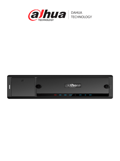 DAHUA MNVR8208-GFWI: NVR móvil de 8 canales con IA, 8 puertos PoE, GPS, WiFi, 4G. Soporta 2 discos duros de 2.5, reconocimiento facial y de placas ANPR. Ideal para proyectos avanzados de seguridad.