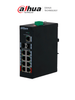 DAHUA PFS3211-8GT-120 - Switch Poe de 8 Puertos Gigabit/ 8 Puertos PoE/ 2 Puertos SFP/ 1 Puertos Uplink 10/100/1000/ 120 Watts Totales/ Switching 33 Gbps/ Tasa de Reenvio de Paquetes 16.37 Mbps/