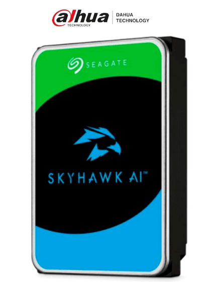 DAHUA ST10000VE000 Seagate Skyhawk AI ST10000VE000 - Disco duro 10 TB, interno de 3,5 pulgadas, SATA SATA/600/ SATA 6 Gb/s/ MCI2Q125 IMD