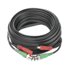 Cable coaxial ( BNC RG59 ) + Alimentación / SIAMÉS / 10 Metros / Aleación Cobre + Aluminio CCA / Para Cámaras 4K / Uso interior y exterior