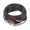 Cable coaxial ( BNC RG59 ) + Alimentación / SIAMÉS / 10 Metros / 100 % COBRE / Para Cámaras 4K / Uso interior y exterior