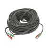 Cable coaxial ( BNC RG59 ) + Alimentación / SIAMÉS / 50 Metros / 100 % COBRE / Para Cámaras 4K / Uso interior y exterior