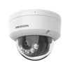 [Dual Light] Domo IP 2 Megapixel / Lente 2.8 mm / 30 mts IR + 30 mts Luz Blanca / Micrófono Integrado / Antivandálico IK08 / ACUSENSE Lite / Exterior IP67 / H.265 / PoE / ONVIF / Micro SD