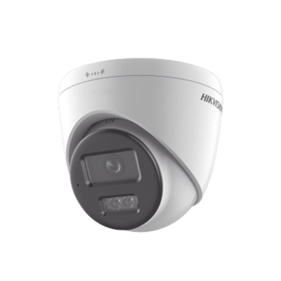 [Dual Light] Turret IP 6 Megapixel / Lente 2.8 mm / 30 mts IR + 30 mts Luz Blanca / Micrófono Integrado / ACUSENSE Lite / Exterior IP67 / H.265 / PoE / ONVIF / Micro SD