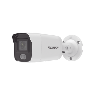 Bullet IP 4 Megapixel / Imagen a Color 24/7 / Lente 2.8 mm / Luz Blanca 40 mts / Micrófono Integrado / WDR 130 dB / Exterior IP67 / Captura Facial / Videoanaliticos (Filtro de Falsas Alarmas) / Metal / MicroSD