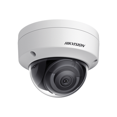 Domo IP 4 Megapixel / Lente 2.8 mm / 30 mts IR EXIR / Exterior IP67 / IK10 / WDR 120 dB / PoE / ACUSENSE (Evita Falsas Alarmas) / Entrada y Salida de Audio y Alarma / MicroSD / ONVIF / ACUSEARCH