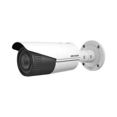 Bala IP 2 Megapixel / Lente Mot. 2.8 - 12 mm / Exterior IP67 / 30 Mts IR EXIR / Entrada y Salida de Audio y Alarma