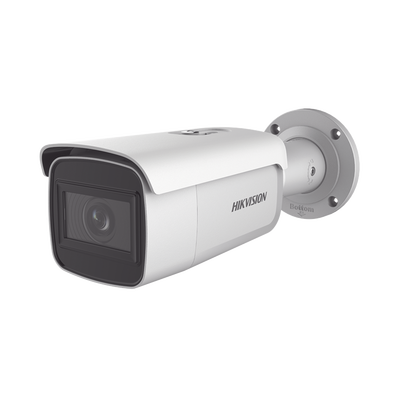 Bala IP 2 Megapixel / Lente Mot. 2.8 a 12 mm / 60 mts IR EXIR / Exterior IP67 / IK10 / WDR 120 dB / PoE / ACUSENSE (Evita Falsas Alarmas) / Entrada y Salida de Audio y Alarma / MicroSD / ONVIF