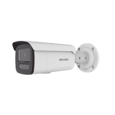 [Dual Light + 2 Micrófonos Integrados] Bala IP 2 Megapixel / Lente 4mm / 80 mts Luz Blanca + 80 mts IR / ACUSENSE / Exterior IP67 / IK10 / WDR 120 dB / PoE / ONVIF / Micro SD / Metal / ACUSEARCH