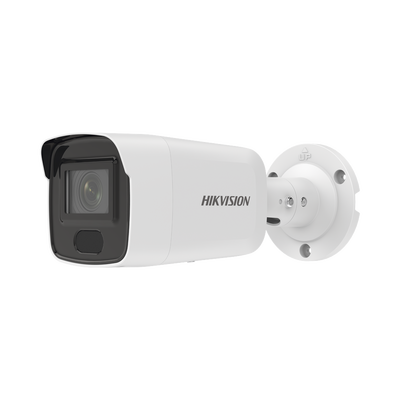 Bala IP 8 Megapixel / Lente 2.8 mm / 40 mts IR / Exterior IP67 / PoE / DARKFIGHTER / Alarmas y Audio I/O / ONVIF / Micro SD / 4 Analíticos: AcuSense, Deteccion Facial, Conteo de Personas por Cruce y Zona