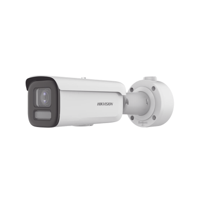 Bala IP 8 Megapixel / Lente Mot. 2.7 a 13.5 mm / Dual Light (60 mts IR + 60 mts Luz Blanca ) / Darkfighter S / Exterior IP67 / IK10 /WDR 130 dB / 4 Analíticos: AcuSense, Deteccion Facial, Conteo de Personas por Cruce y Zona