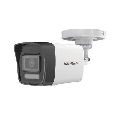 [Dual Light + ColorVu] Bala TURBOHD 3K (5 Megapixel) / Lente 2.8 mm / 30 mts IR + 20 mts Luz Blanca / Gran Angular 104.9° / Exterior IP67 / Micrófono Integrado / dWDR / 4 Tecnologías / Metal