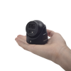 Ultra Mini Turret TURBO 2 Megapixeles (1080p) / Gran Angular / Lente 2.8 mm / 20 mts IR EXIR / Exterior IP67 / 4 Tecnologías (TVI / AHD / CVBS) / dWDR / Color Negro