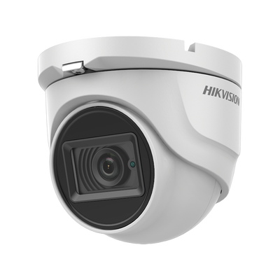 Eyeball TURBOHD 4K (8 Megapixel) / Gran Angular 102.9° / Lente 2.8 mm / Exterior IP67/ IR EXIR 30 mts / dWDR / TVI-AHD-CVI-CVBS / Metal