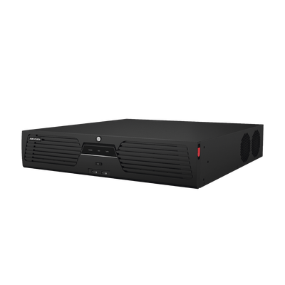 [Doble Poder de Decodificación] NVR 32 Megapixel (8K) / 64 Canales IP / AcuSense / ANPR / Conteo de Personas / Heat Map / 8 Bahías de Disco Duro / Soporta RAID con Hot Swap / 2 HDMI en 8K / Soporta POS / Alarmas I/O / Smart Search