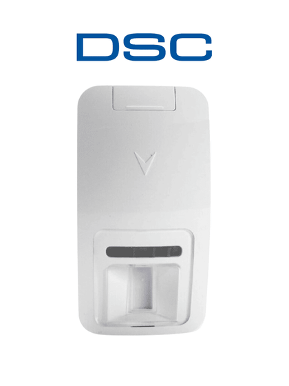 DSC PG9984P - Detector de Movimiento Óptica de espejo doble tecnología Pasivo y Microondas Inalámbrico Power G compatible con NEO, PRO, Qolsys e IoTega