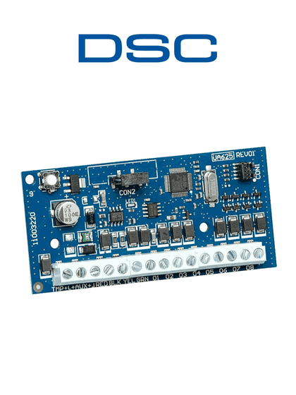 DSC HSM2208 - Módulo Expansor de 8 Salidas Programables de baja corriente compatible con panel NEO, PRO Qolsys MCI2Q125