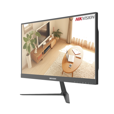 Monitor VA LED Full HD (1920 X 1080) de 23.8 / Ideal para CCTV, Oficina y Hogar / Entrada HDMI-VGA / Montaje VESA (100 X 100) / Uso 24/7 / Backlight E-LED / Ultra Delgado