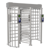 Torniquete DOBLE (2 Carriles) de Cuerpo Completo Bidireccional / Exterior / Acero Inoxidable SUS304 / 30 Personas por Minuto / Compatible con Reconocimiento Facial (Terminal no Incluida)