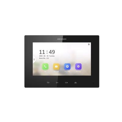 Monitor IP Lite TOUCH 7 para Videoportero IP / Vídeo en Vivo / PoE Estándar / Apertura Remota / Llamada Entre Monitores / Audio de dos vías