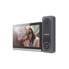 Kit de Videoportero Hibrido TurboHD con Pantalla LCD touch de 7 Wi-Fi / Frente de Calle para Exterior de Policarbonato / 720p (1 Megapíxel )130° de Visión (Gran Angular) / Llamada a App Hik-Connect