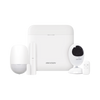 (AX PRO) KIT de Alarma AX PRO con GSM (3G/4G) / Incluye: 1 Hub con bateria de respaldo / 1 Sensor PIR / 1 Contacto Magnético / 1 Control Remoto / 1 Cámara IP / Wi-Fi / Compatible con Hik-Connect P2P / DS-2CV2U21FD-IW